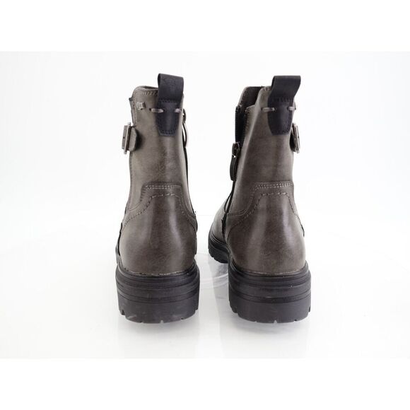 Spring Step Kaze Ankle Boots Womens 39 8.5 Gore-tex Grey Lug Sole Vegan Moto - Picture 5 of 12